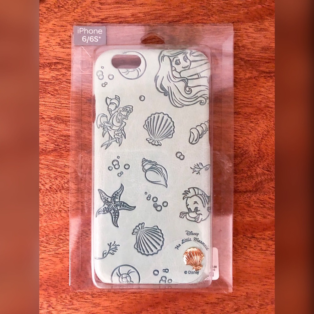 iPhone 6/6s little mermaid baby blue suede case